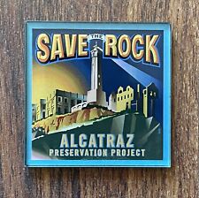 Save the Rock Alcatraz Preservation Project San Francisco Acrylic Fridge Magnet picture