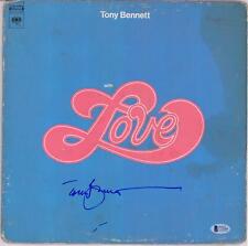 Tony Bennett Autographed With Love Album Cover Beckett COA picture