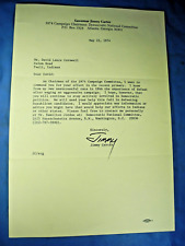 Jimmy Carter Signed 1974 Letter Georgia Governor Signature Autographed picture