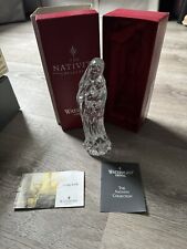 Waterford Nativity Crystal Madonna Mother and Child with Box Made in Ireland picture