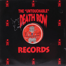 DEATH ROW SUGE KNIGHT SIGNED Autograph Vinyl Record Cover 2Pac LP - RARE - BAS picture