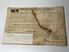 1859 James Buchanan Signed United States Land Grant picture