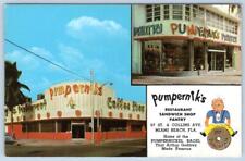 1950's PUMPERNIK'S RESTAURANT SANDWICH SHOP ARTHUR GODFREY BAGEL MIAMI FLORIDA picture