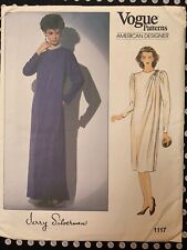 Vogue American ‘70’s Designer Pattern 1117 JERRY SILVERMAN Dress Size 10 Uncut picture