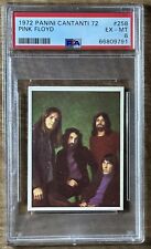 Pink Floyd - 1972 Panini Cantanti 72 #258 Rookie Rock & Roll HOF - PSA 6 | POP 6 picture