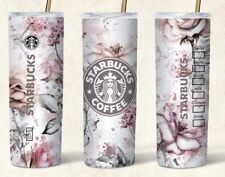 1pc New Stainless Steel 20oz S. Flowers Tumbler Skinny Cup picture