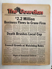 The Guardian Newspaper November 16 1978 Vol 4 #6 Death Brushes Local Cop picture