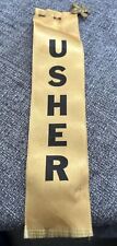 VINTAGE THEATER MOVIE USHER PIN RIBBON THEATRE 1930s picture