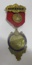 1912 FIRE Department Medal RIBBON POUGHKEEPSIE NEW YORK N.Y. picture