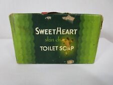 1950's Vintage SWEET HEART Skin Charm Beauty Grandma Soap NOS New 1 Bar in Box picture