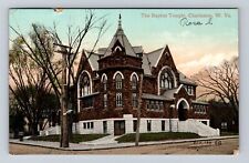 Charleston WV-West Virginia, The Baptist Temple, Antique Vintage c1909 Postcard picture