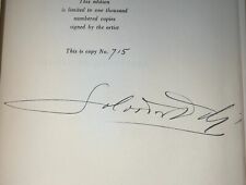 Salvador Dali ~ Signed Autographed Essays of Michel de Montaigne Book ~ JSA LOA picture