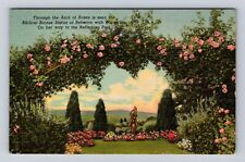 Hershey PA- Pennsylvania, Through The Arch Of Roses, Antique, Vintage Postcard picture