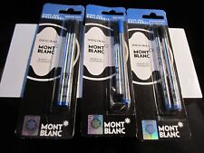 LOT OF MONTBLANC ROLLERBALL REFILLS  BLUE - NEW IN THE PACKAGE - BBA-46 picture