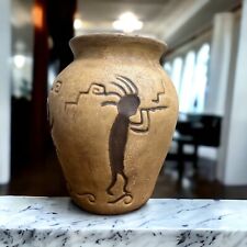 Wonderful Native American Kokopelli Acoma Pottery Vase, 10