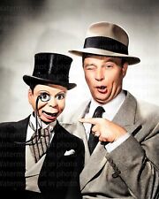 Edgar Bergen & Charlie McCarthy RARE COLOR Photo 603 picture