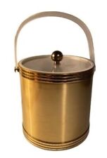 Vintage Retro Gold Colored Ice Bucket Wine chiller picture