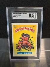 1985 Topps Garbage Pail Kids GPK Itchy Richie Series 1 Sticker #11A SGC 8.5  picture