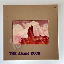 35mm Slide - The Amah Rock Formation in Hong Kong - Iconic Natural Landmark picture