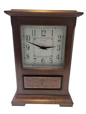 Vintage Rare Bulova Mantel Standing Clock With Chimes St. Louis  picture