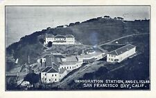 SAN FRANCISCO CA - Angel Island Immigration Station Postcard - 1914 picture