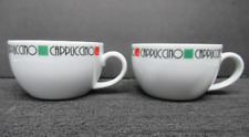 2 Vintage Prejecting 2500 LTD  Cappuccino Coffee Cups Barista Italian picture
