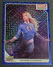 2024 Upper Deck Marvel Platinum Blue Traxx #12 Invisible Woman #029/499 picture