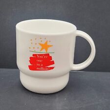 Vintage Tupperware Stackable 10oz Coffee Cup Mug Youre One in a Million picture