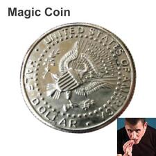 Coin In Bottle Bite Out Quarter Coin Close Up Bite Magic Trick  picture