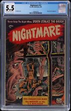 1954 Nightmare #12 CGC 5.5 Edgar Allan Poe Adaptation Pre-Code Horror picture
