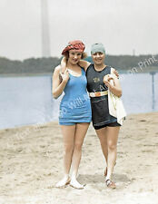 1922 Bathing Beauties, Washington, DC  Vintage Old Photo Reprint Colorized picture