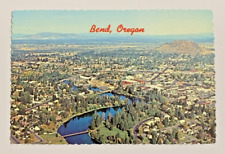 Aerial View of Bend Oregon Postcard Unposted picture