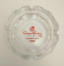 George Lindsey Glass Ashtray Celebrity Golf Tournament 1985 picture