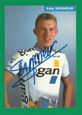 CYCLING cycling card EDDY LORD team GAN 1993 Signed picture