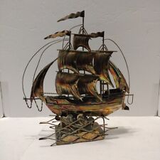 Berkeley Designs Metal Ship Music Box And Rocking Motion Working picture