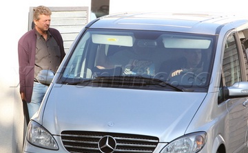 Brad and Angelina's Mercedes-Benz Sprinter Passenger Van