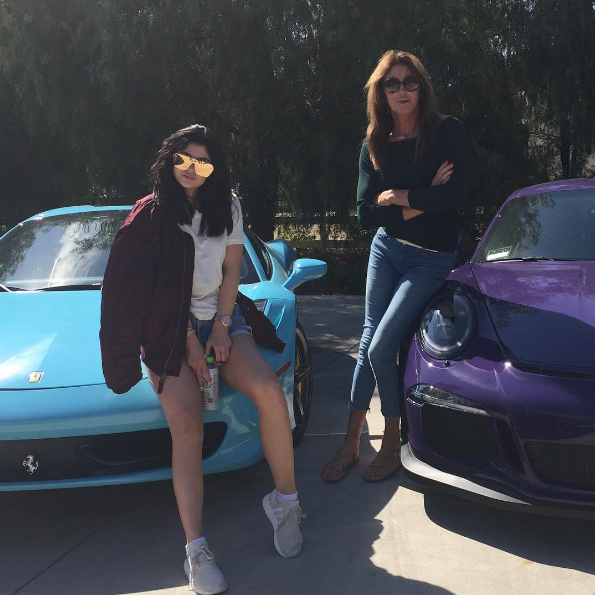 Caitlyn Kylie Jenner Ferrari Porsche