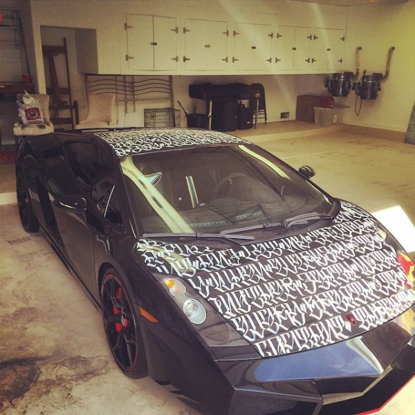 Chris Brown Tupac Lamborghini