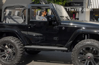 Ciara and Her Murdered Out Jeep Wrangler