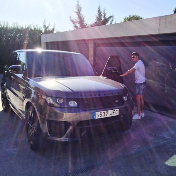 Cristiano Ronaldo Range Rover