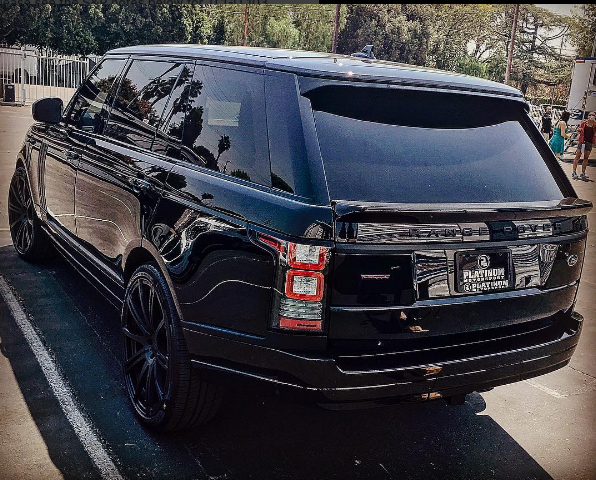 George Lopez Custom Black Range Rover