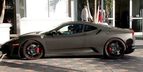 Justin Bieber's Ferrari