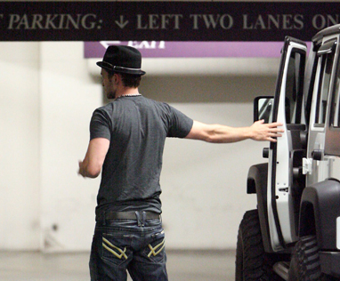 Justin Timberlake's White Jeep Wrangler