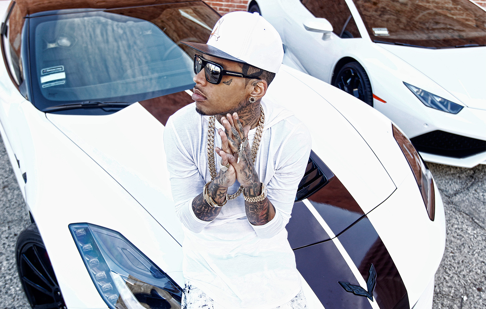 Kid Ink Likes His Rides White Celebrity Cars Blog