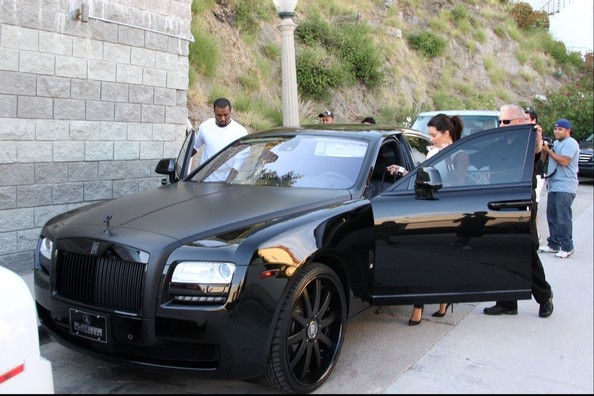 Kim Kardashian Kanye West Rolls Royce