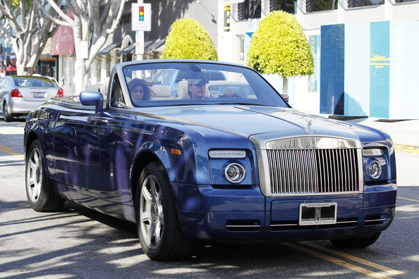 Kourtney Kardashian Rolls Royce Drophead