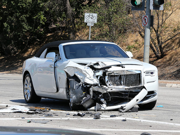 Kris Jenner Rolls-Royce Crash