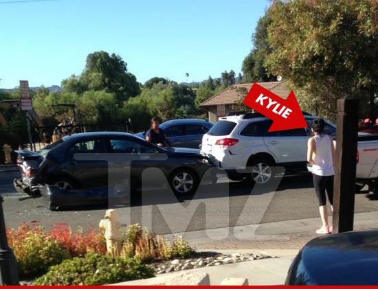 Kylie Jenner Car Crash