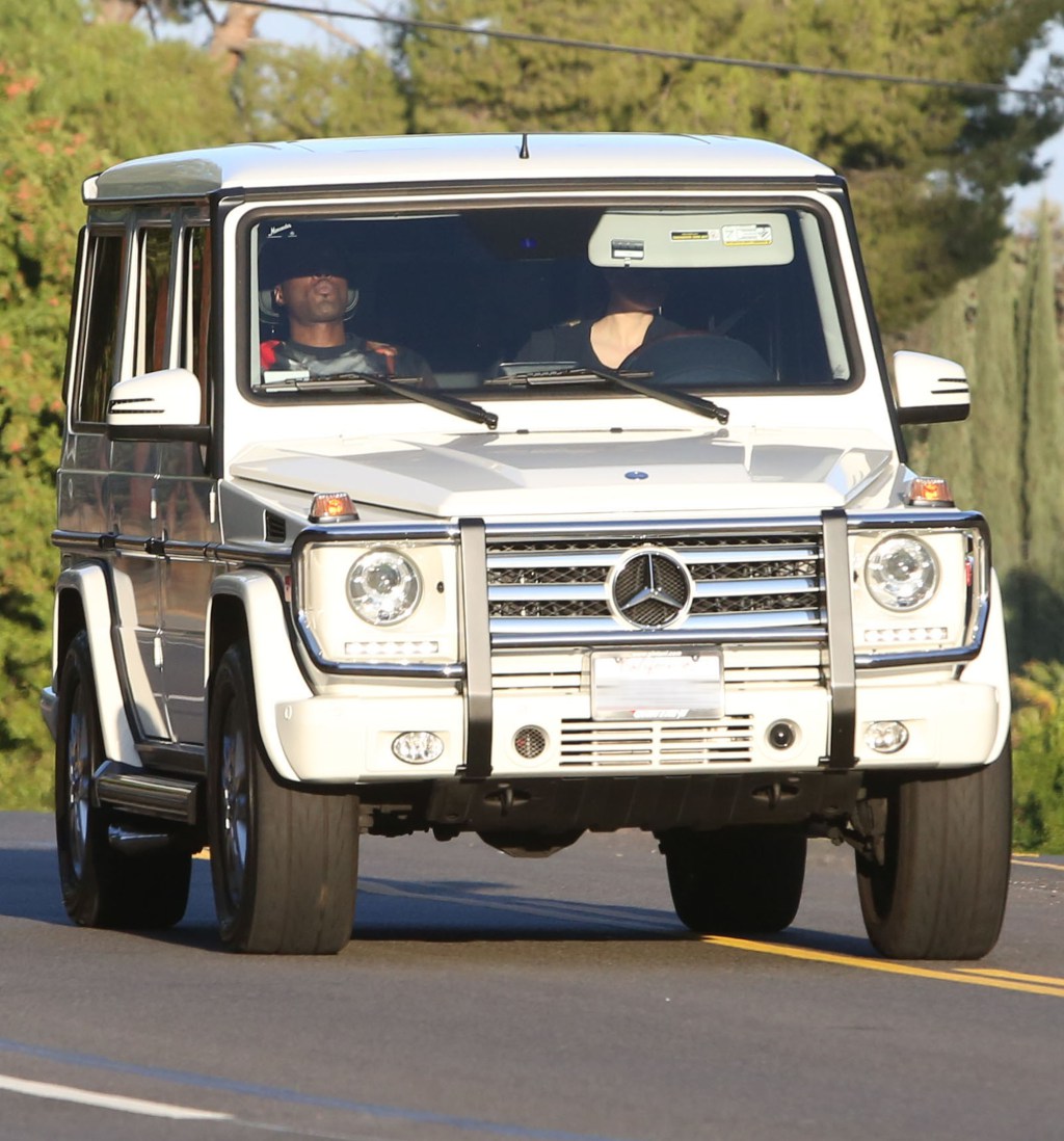 Khloe and Lamar Meet Up In The GWagon Celebrity Cars Blog