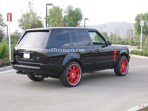 Ryan Scheckler's Custom Range Rover w/ Red Rims